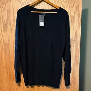 Mossimo Supply Co. Men's Dark Crewneck Sweater